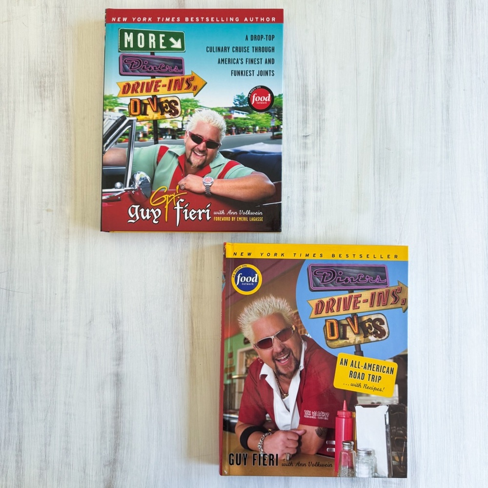 Diners, Drive-ins and Dives cookbook collection